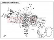 CFMOTO UFORCE 800 (CF800UTR-4) RIGHT CRANKCASE ASSY - E01-2-V2