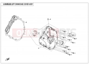 CFMOTO UFORCE 800 (CF800UTR-4) LEFT CRANKCASE COVER ASSY - E01-4-V2