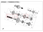 CFMOTO UFORCE 800 (CF800UTR-4) TRANSMISSION SYSTEM(1) - E06-1