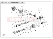 CFMOTO UFORCE 800 (CF800UTR-4) TRANSMISSION SYSTEM(2) - E06-2