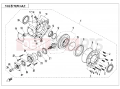 CFMOTO UFORCE 800 (CF800UU-A) REAR AXLE - F33
