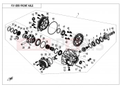 CFMOTO UFORCE 800 (CF800UU-A) FRONT AXLE - F31