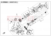 CFMOTO UFORCE 800 (CF800UU-A) GEARSHIFT ASSY (2) - E06-2