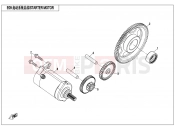 CFMOTO UFORCE 800 (CF800UU-A) STARTER MOTOR - E09