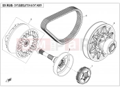 CFMOTO 2018 UTV UFORCE 800 (CF800UU-A) CLUTCH AND CVT ASSY - E05