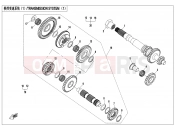 CFMOTO 2018 UTV UFORCE 800 (CF800UU-A) TRANSMISSION SYSTEM(1) - E06-1-V2