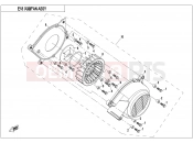 CFMOTO 2018 UTV UFORCE 800 (CF800UU-A) FAN ASSY. - E18