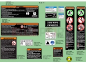 CFMOTO 2025 SSV ZFORCE 950 (CF1000STR-3L) WARNING LABEL - F19-2-A-V2