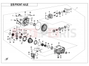 CFMOTO 2025 SSV ZFORCE 950 (CF1000STR-3L) FRONT AXLE - F31