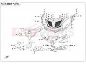 FRONT PLASTICâ (STANDARD) - F04-1-A - CFMOTO ZFORCE 1000 (CF1000US-2) 2016