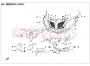 CFMOTO 2018 SSV ZFORCE 1000 (CF1000US-2) FRONT PLASTIC 1 - F04-1