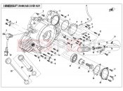 CFMOTO 2021 SSV ZFORCE 1000 (CF1000US-2) LEFT CRANKCASE COVER ASSY. - E01-4-V2
