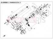 TRANSMISSION SYSTEM(2) - CFMOTO ZFORCE 1000 (CF1000UTR-2) 2021