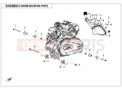 ENGINE MOUNTING PARTS - CFMOTO ZFORCE 1000 (CF1000UTR-2) 2021