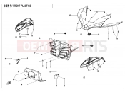 FRONT PLASTIC - F04-1-V2 - CFMOTO ZFORCE 1000 (CF1000UTR-B) 2020