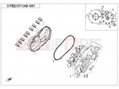 CVT CASE ASSY - E01-3 - CFMOTO ZFORCE 1000 (CF1000UTR-B) 2020