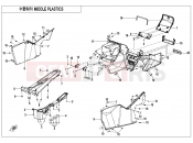 MIDDLE PLASTIC - F04-4 - CFMOTO ZFORCE 1000 (CF1000UTR-B) 2021