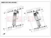 FRONT SHOCK ABSORBER - F05-2 - CFMOTO ZFORCE 1000 (CF1000UTR-B) 2021