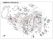 RIGHT CRANKCASE ASSY - E01-2-V1 - CFMOTO ZFORCE 1000 (CF1000UTR-B) 2021