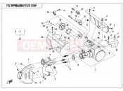 CFMOTO ZFORCE 500 (CF500US) MUFFLER COMP - F02
