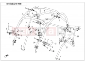 CFMOTO ZFORCE 500 (CF500US) CAB FRAME(ROPS) - F23