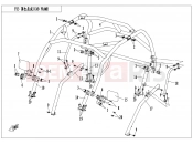 CFMOTO ZFORCE 500 (CF500US) CAB FRAME(ROPS) - F23