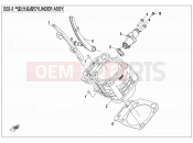CFMOTO ZFORCE 500 (CF500US) CYLINDER ASSY - E02-3