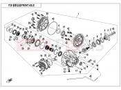 FRONT AXLE - F29 - CFMOTO ZFORCE 500 (CF500US) 2018