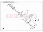 WATER PUMP ASSY - E08 - CFMOTO ZFORCE 500 (CF500US) 2018