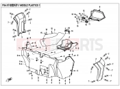 CFMOTO ZFORCE 500 (CF500US-EX) MIDDLE PLASTICS 1 - F04-3