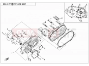 CFMOTO ZFORCE 500 (CF500US-EX) CVT COVER ASSY - E01-3
