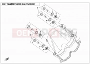 CFMOTO ZFORCE 500 (CF500US-EX) CYLINDER HEAD COVER ASSY - E02-1