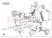 CFMOTO 2013 SSV ZFORCE 600 (CF600-3) FRONT SUSPENSION