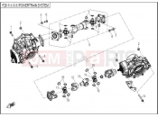 CFMOTO 2013 SSV ZFORCE 600 (CF600-3) POWERTRAIN