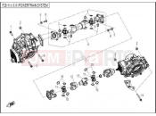 CFMOTO ZFORCE 600 (CF600-3) TRANSMISSION SYSTEM