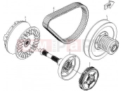 CLUTCH @^ CVT - E13 - CFMOTO ZFORCE 600 (CF625-3) 2014
