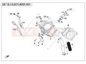 CFMOTO ZFORCE 625 (CF625-6) CYLINDER BODY - E09