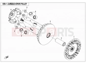 CFMOTO 2012 SSV ZFORCE 800 (CF800) DRIVE PULLEY(FRONT) - E05-1