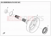 CFMOTO 2012 SSV ZFORCE 800 (CF800) CLUTCH HOUSING ASSY - E05-3