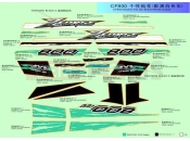 CFMOTO ZFORCE 800 (CF800) DECAL - F19-1