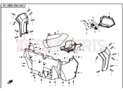 CFMOTO 2014 SSV ZFORCE 800 (CF800) MIDDLE PLASTIC - F04-3