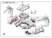CFMOTO 2015 SSV ZFORCE 800 (CF800) FRONT PLASTIC - F04-2