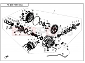 CFMOTO 2017 SSV ZFORCE 800 (CF800) FRONT AXLE - F31