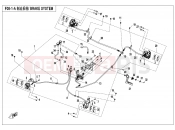 CFMOTO 2018 SSV ZFORCE 800 (CF800) BRAKE SYSTEM(2017,ORDINARY) - F08-1-A