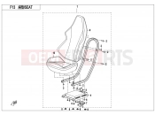 CFMOTO ZFORCE 800 (CF800US-A) SEAT ASSY - F13