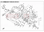 CFMOTO ZFORCE 800 (CF800US-A) LEFT CRANKCASE COVER ASSY - E01-5