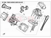 CFMOTO ZFORCE 800 (CF800US-A) CYLINDER ãCYLINDER HEAD ASSY - E02