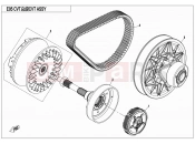 CFMOTO ZFORCE 800 (CF800US-A) CVT ASSY - E05