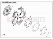 CFMOTO ZFORCE 800 (CF800US-A) CLUTCH ASSY - E05-4