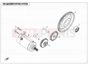 CFMOTO ZFORCE 800 (CF800US-A) STARTERING SYSTEM - E09